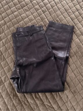 Michael Hoban Leather Pants